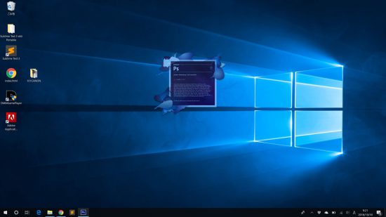 XPS13でPhotoshop初起動